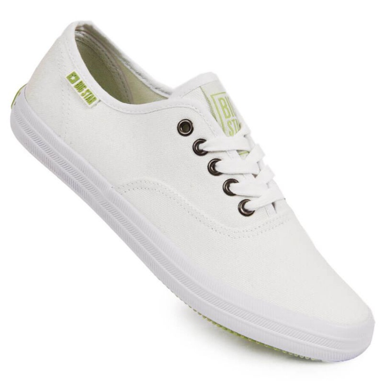 Sneakers in tessuto Big Star W JJ274260 bianche bianca