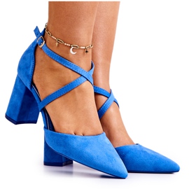 PS1 Décolleté Da Donna Su Un Tacco In Spitz Blue Future