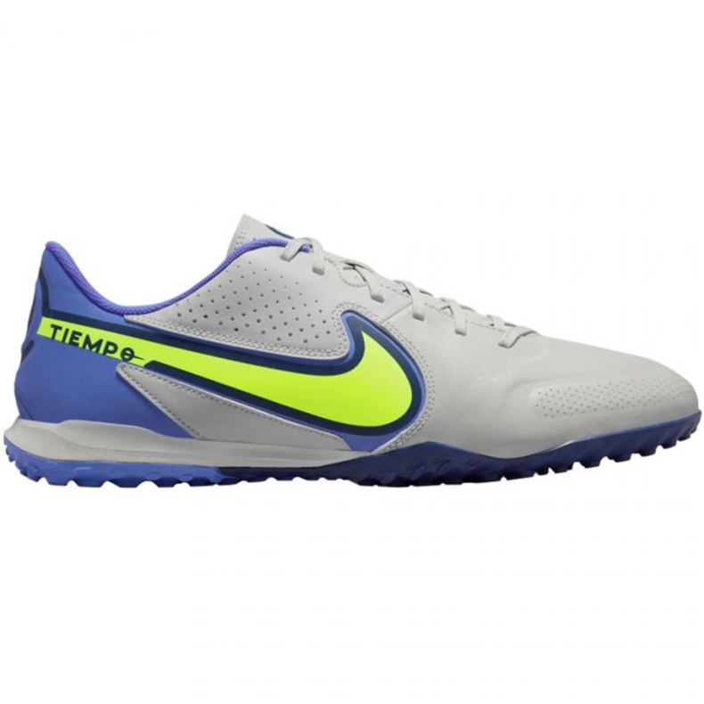 Scarpa da calcio Nike Tiempo Legend 9 Academy Tf M DA1191 075 grigio sfumature di grigio