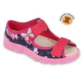 Scarpe per bambini Befado 869X145 blu navy rosa