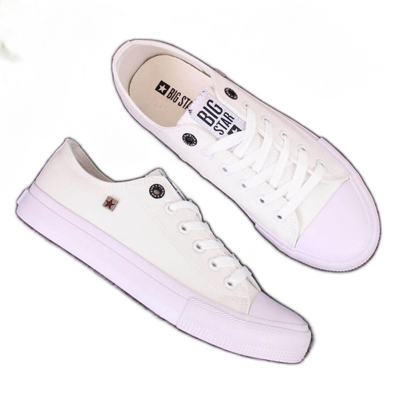 Sneakers basse Big Star W AA274010 bianche bianca