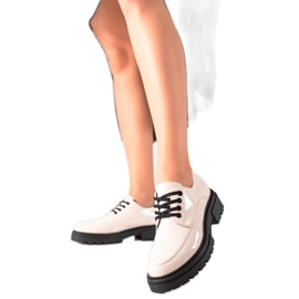 La.Fi Scarpe stringate alla moda bianca nero