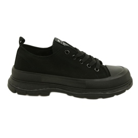 News Sneaker da donna sulla piattaforma nera 21SP02-1400 nero