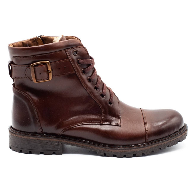 Olivier Doposci da uomo 910MP marrone scuro