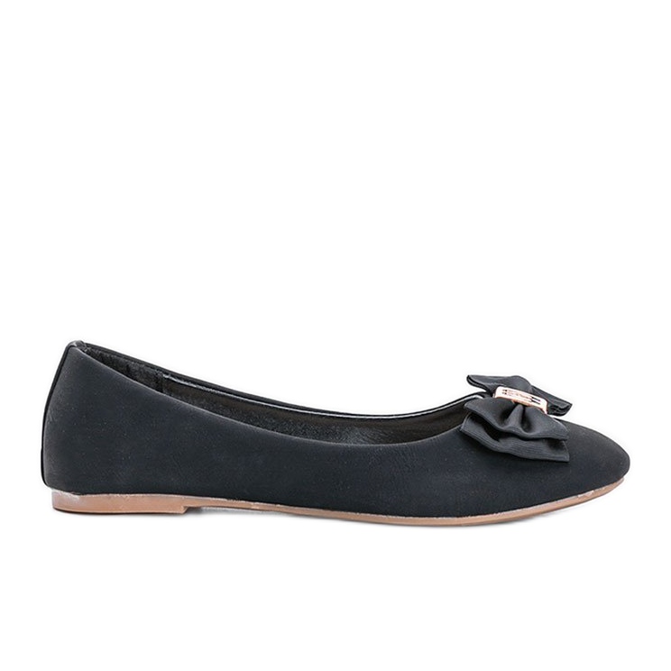 Ballerine nere della Sixth Avenue nero