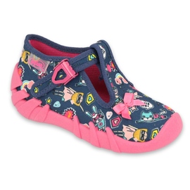 Scarpe per bambini Befado 110P456 blu navy rosa