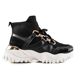 TRENDI Scarpe da ginnastica alla moda nero