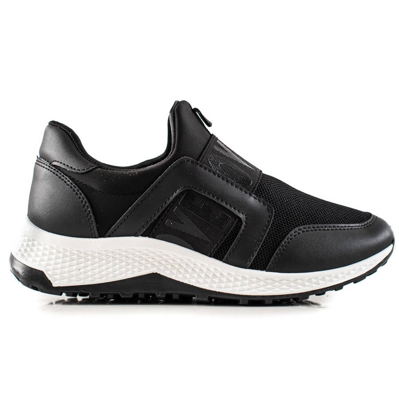 TRENDI Sneakers slip-on Love nero