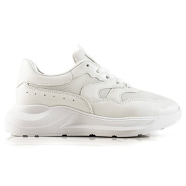 TRENDI Sneakers bianche classiche bianca