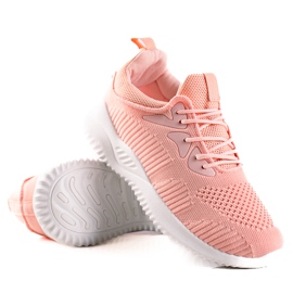 TRENDI Scarpe sportive Sneakers arancia rosa