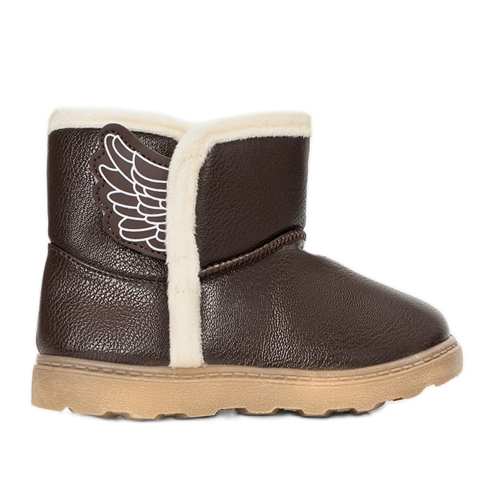 Stivali per bambini Wings marroni marrone