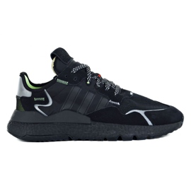 Adidas Nite Jogger M EE5884 scarpe nero d'argento
