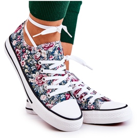 FS2 Sneakers Basse Con Fiori Desiree Verdi verde