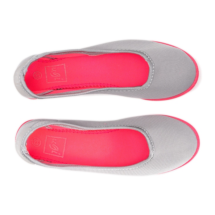Ballerine per bambini Geneseo grigie e rosa grigio