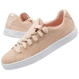 Scarpe Puma in pelle scamosciata smerigliata 370194 01 rosa
