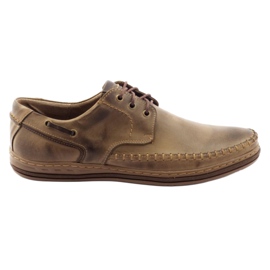 Polbut Scarpe da uomo in pelle J44PŁ marrone