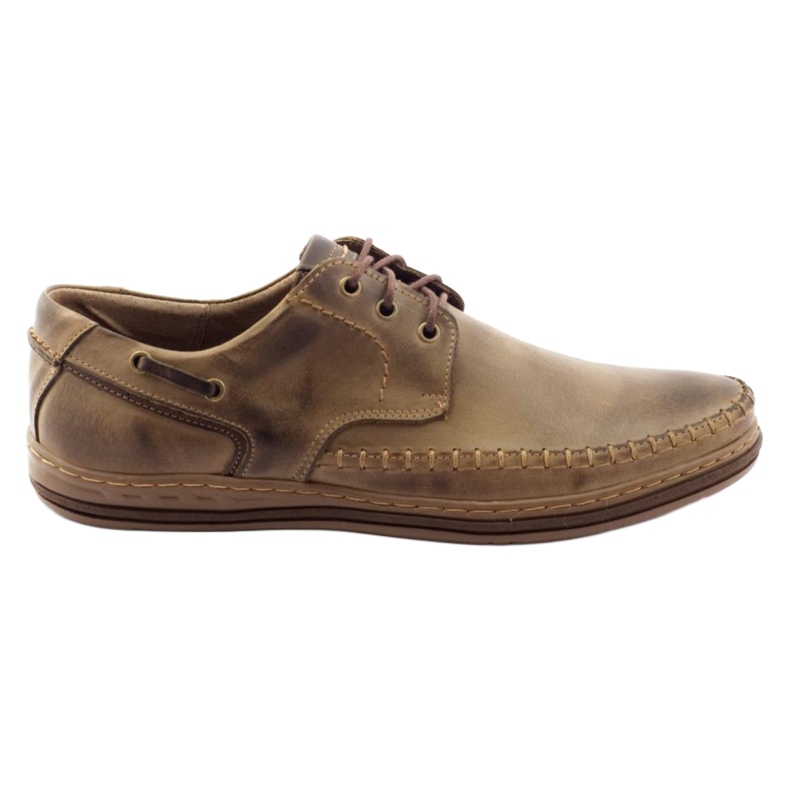 Polbut Scarpe da uomo in pelle J44PŁ marrone