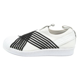 Scarpe Adidas Superstar Slipon W CG6013 bianco nero