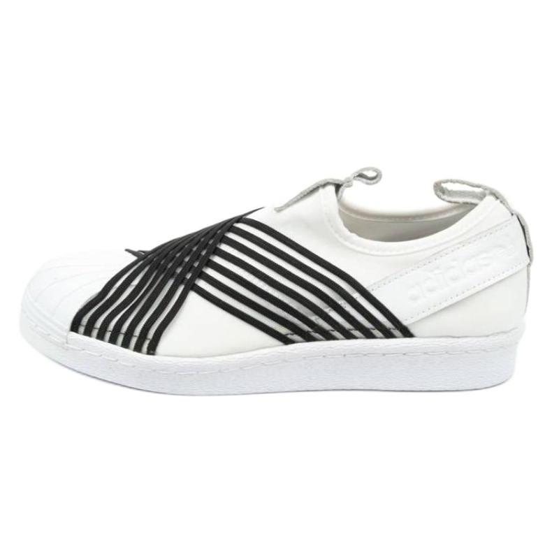 Scarpe Adidas Superstar Slipon W CG6013 bianca nero