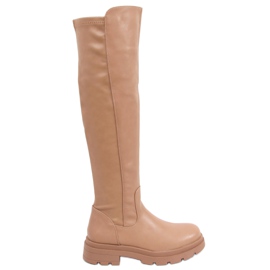 Stivali da equitazione donna Sofia Khaki beige