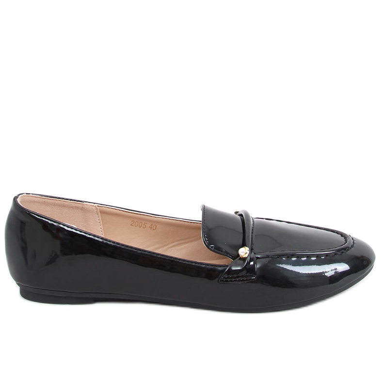 Mocassino Berto laccato Nero
