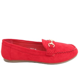 Mocassini da donna Hesso Red rosso