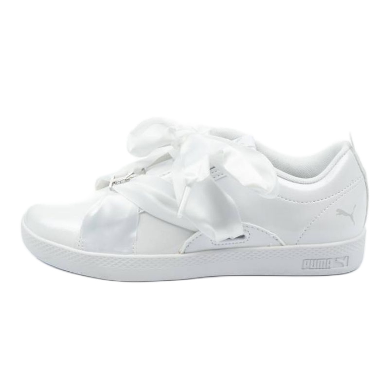 Scarpe Puma Smash Wns Bkl Patent W 369638 01 bianca
