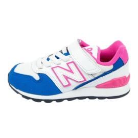 Scarpe New Balance Jr YV996DC bianco blu rosa