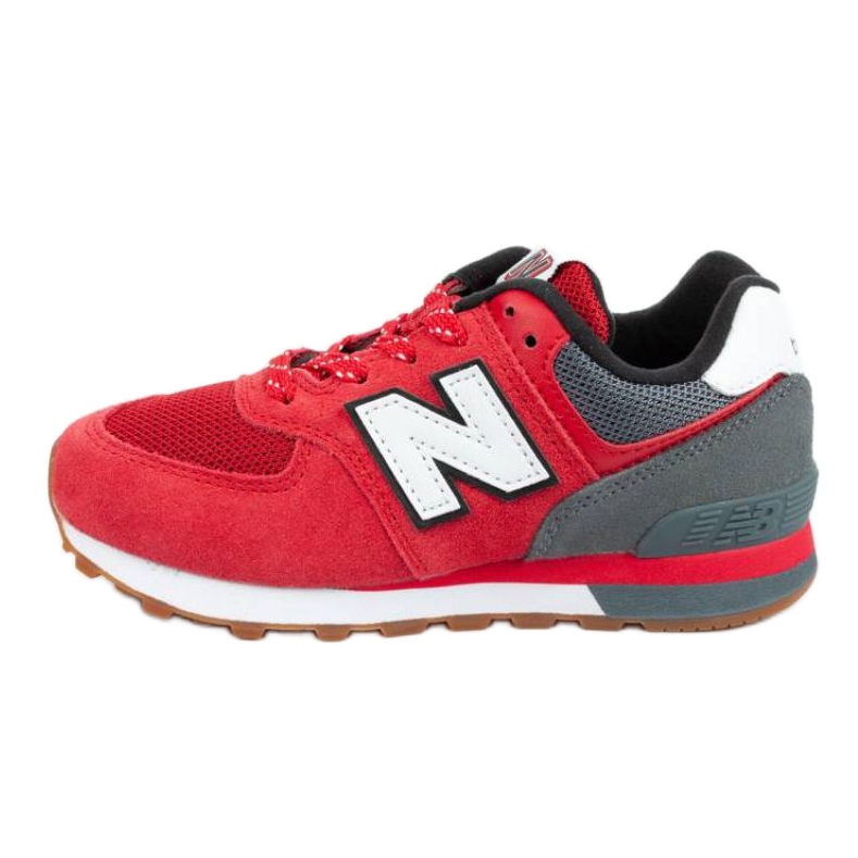 Scarpe New Balance Jr PC574ATG nero rosso grigio