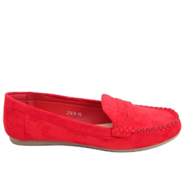 Mocassini da donna Brato Red rosso