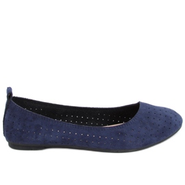 Ballerine traforate Ameli Navy blu navy