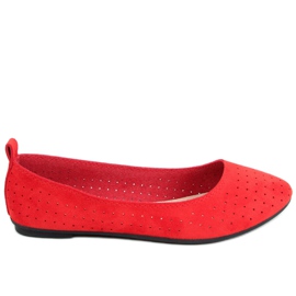 Ballerine traforate Ameli Red rosso
