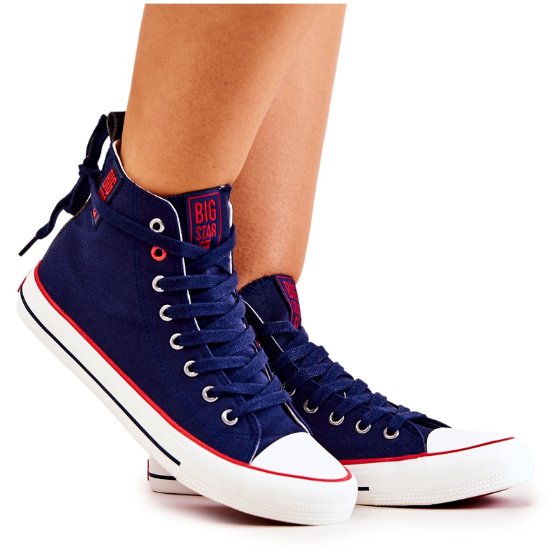 Sneakers alte Big Star JJ274125 Blu navy