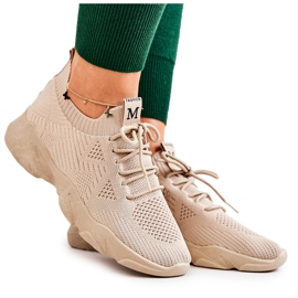 PS1 Scarpe Sportive Sneakers Tessuto Nolene beige scuro