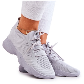 PS1 Scarpe Sportive Sneakers Tessuto Grigio Nolene
