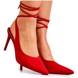 PS1 Tacchi a spillo legati Callie rossa rosso