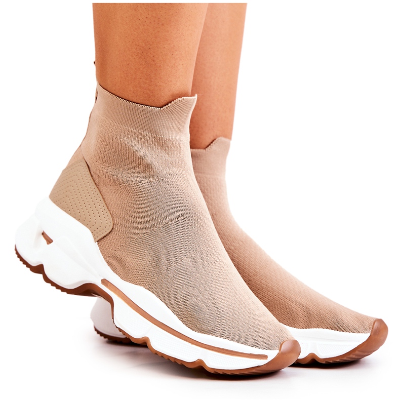 Calzature sportive Calza alta Beige Bailee