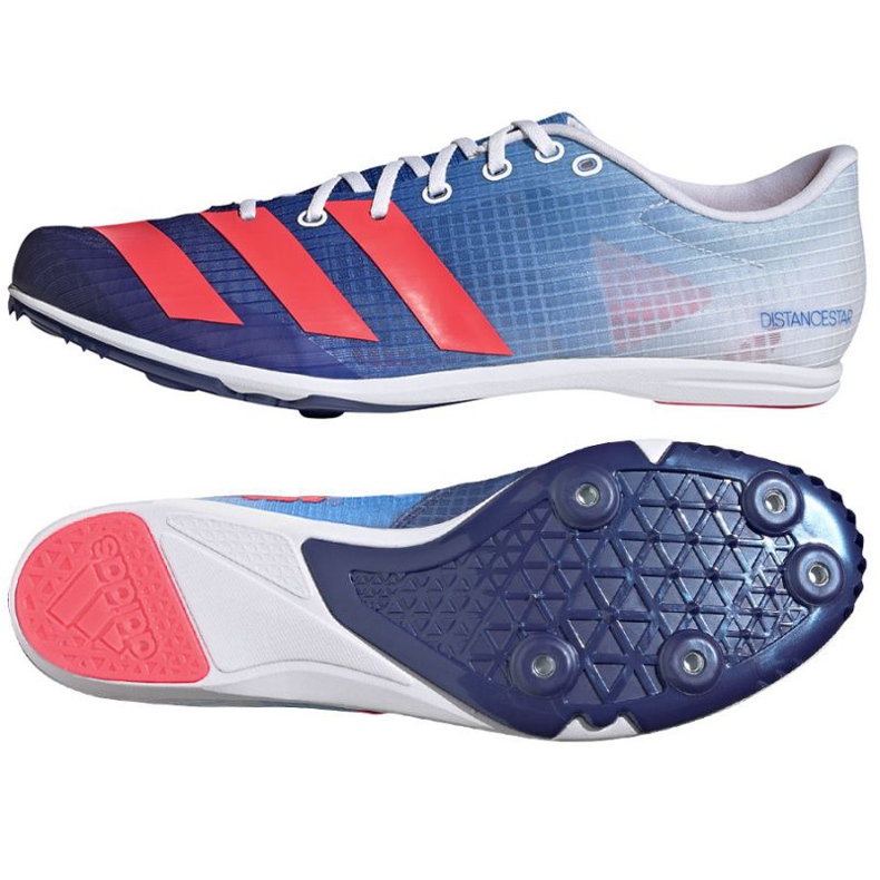 Scarpe da corsa Adidas Distancestar M GY0946 rosso blu