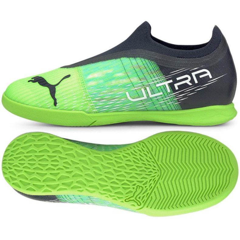 Scarpe da calcio Puma Ultra 3.3 It Jr 106591 04 multicolore verde