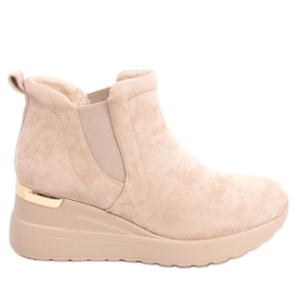 Stivali con zeppa Florens Beige