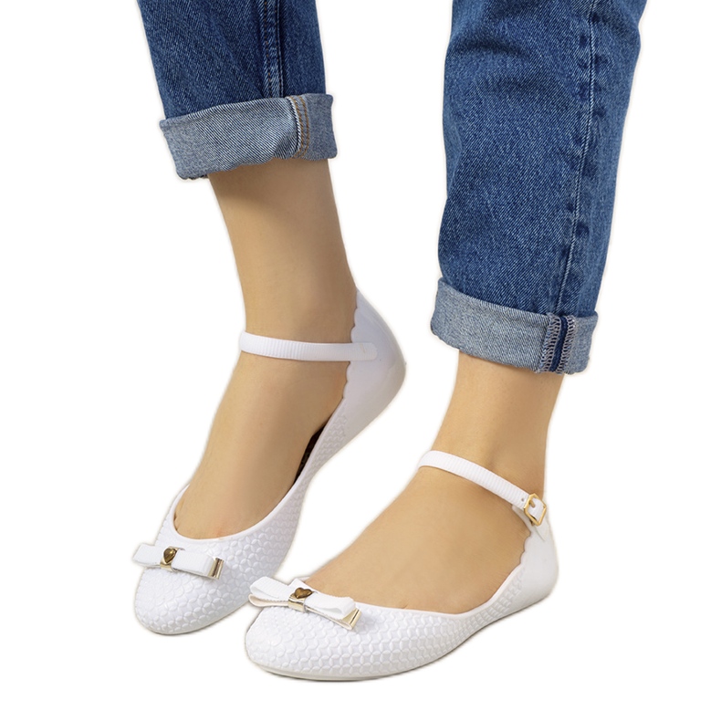 Ballerine bianche da donna Heather bianca