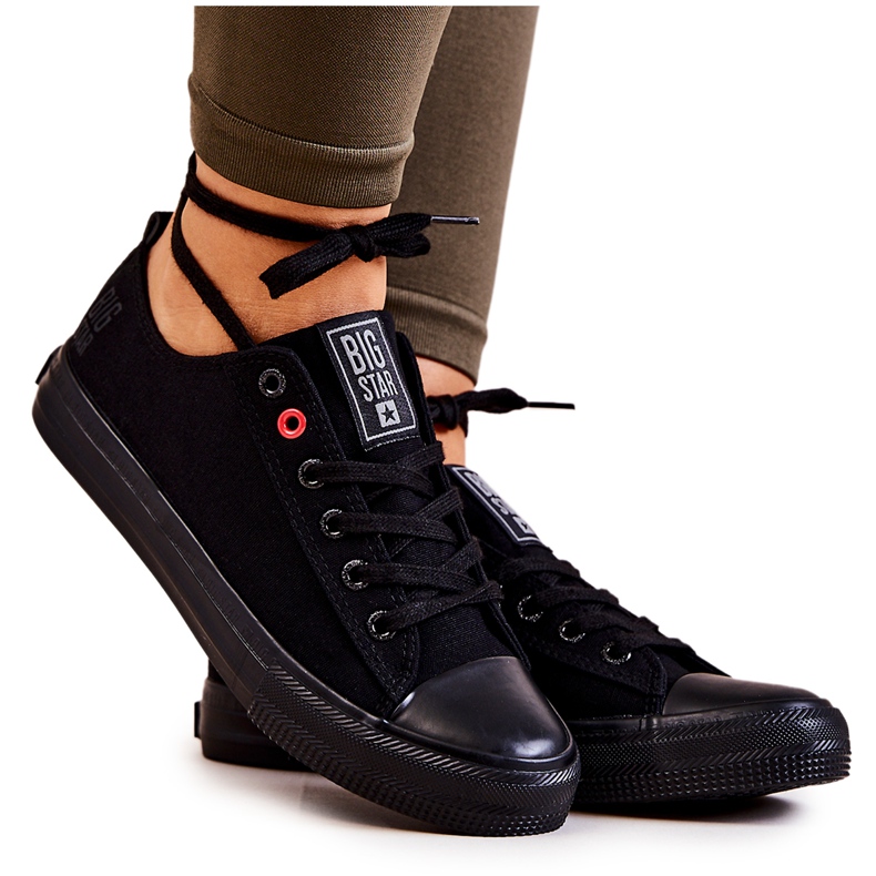 Sneakers basse nere Big Star JJ274003 nero