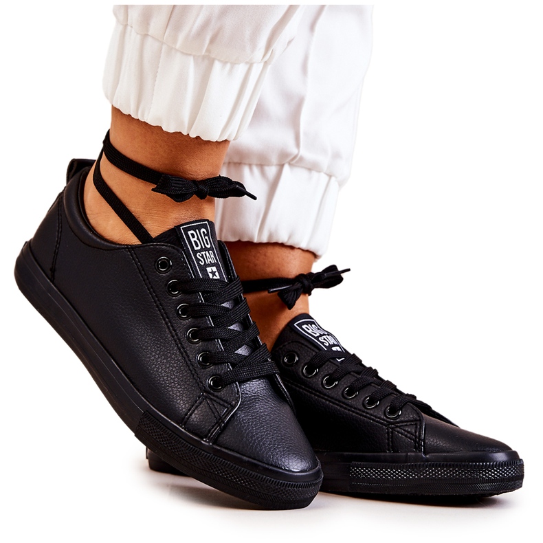 Sneakers in pelle Big Star JJ274312 Nero