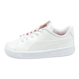 Puma Basket Crush Patent Baby Jr 369675 01 bianco blu