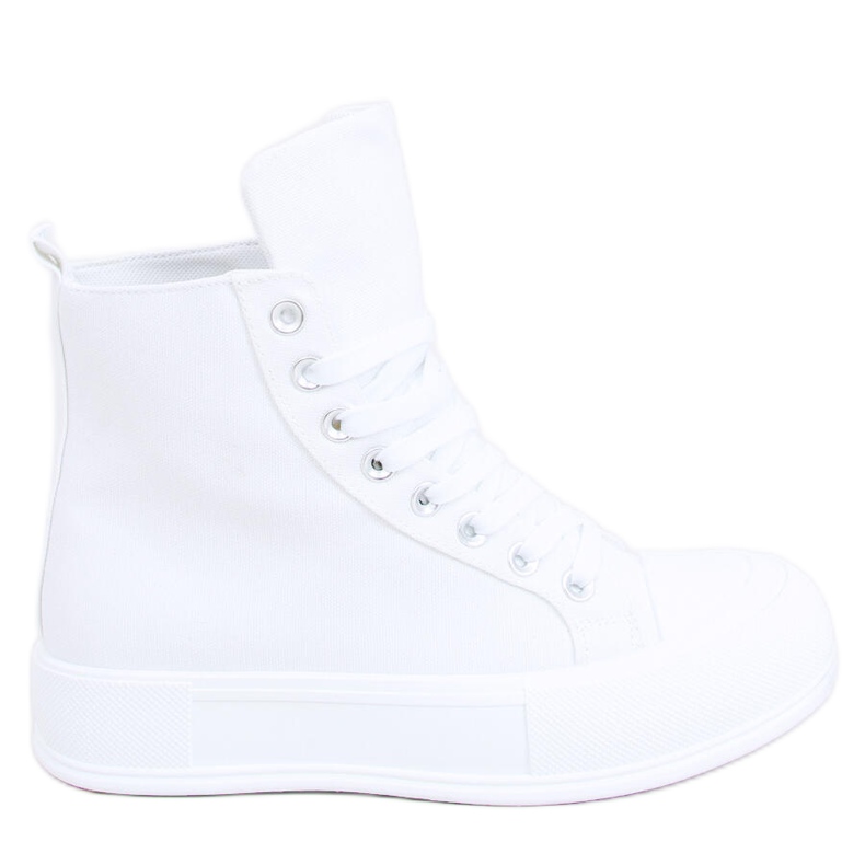 Kenya Sneakers alla caviglia in tela bianca
