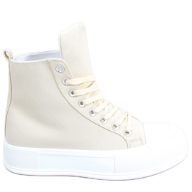 Sneaker alla caviglia in tela Kenya Beige
