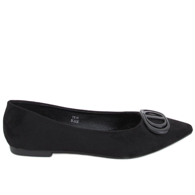 Ballerine Arte Black con punte a mandorla nero