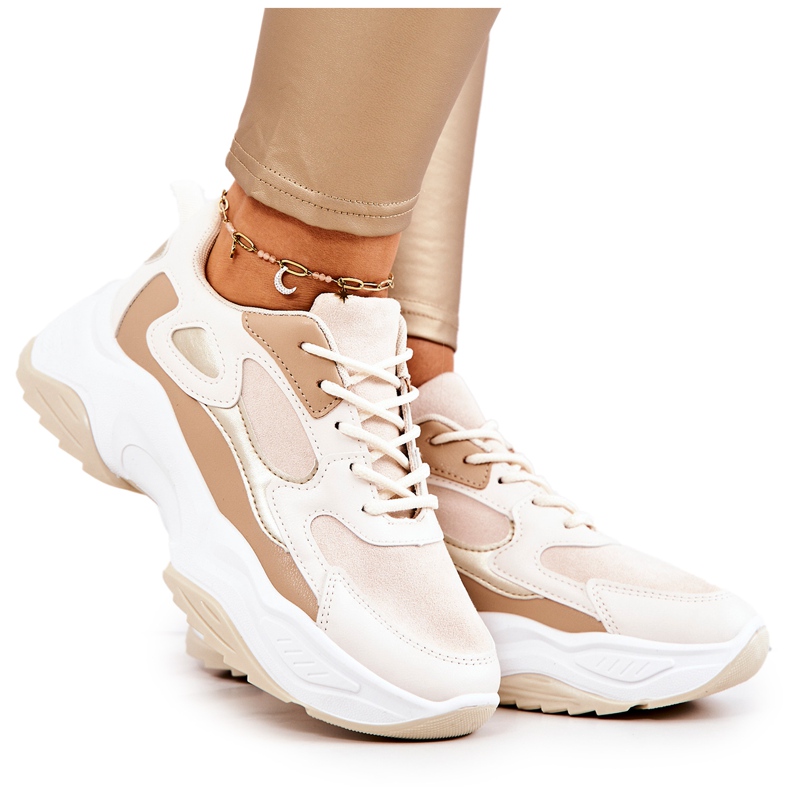 PS1 Scarpe Sportive Sneakers Beige Retroque