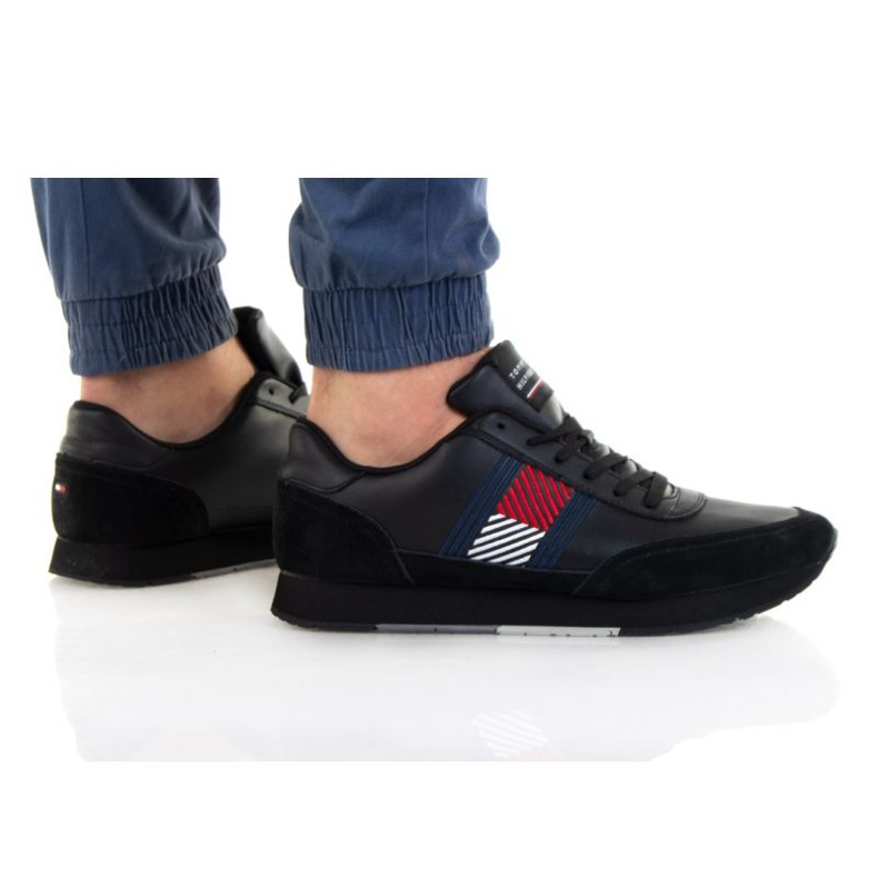 Tommy Hilfiger Essential Runner Fla M FM0FM03928 nero