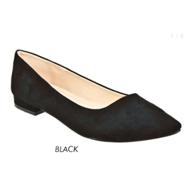 News Eleganti ballerine scamosciate nere 20BL35-2140 nero